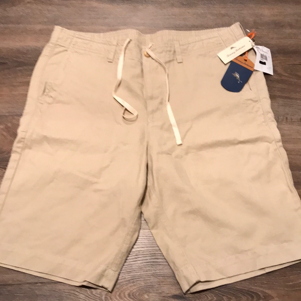 Tommy bahama cotton khaki shorts new with tags!